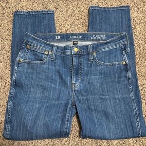 J. Crew Blue Straight Leg Jeans